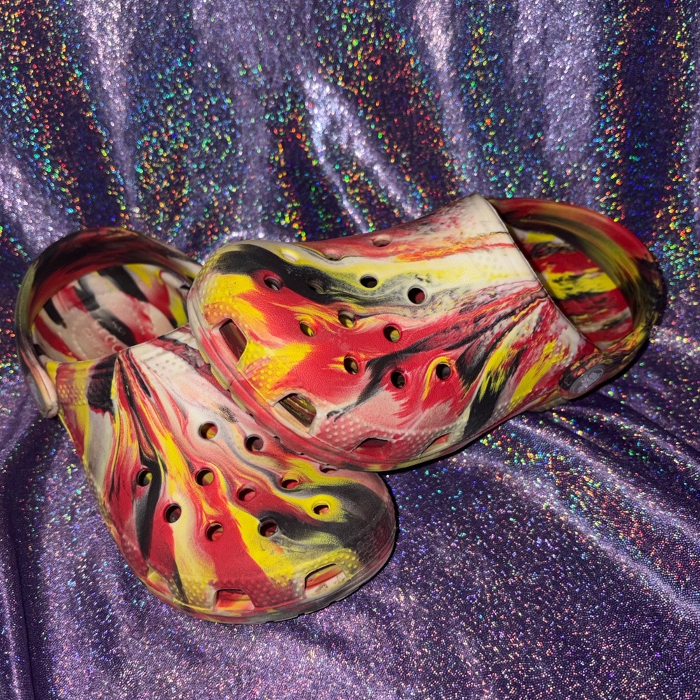 Toddler Marble Swirl Crocs